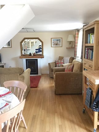The lounge area
