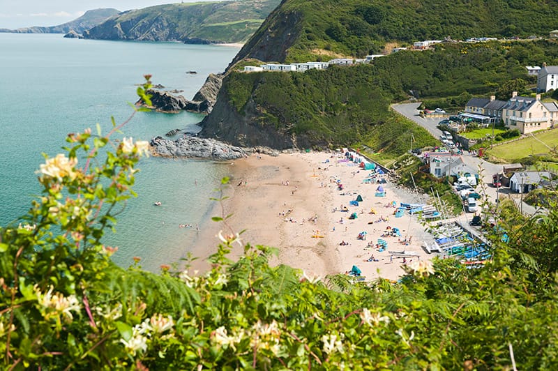 Tresaith Ceredigion Mid Wales - Coast Towns & Villages